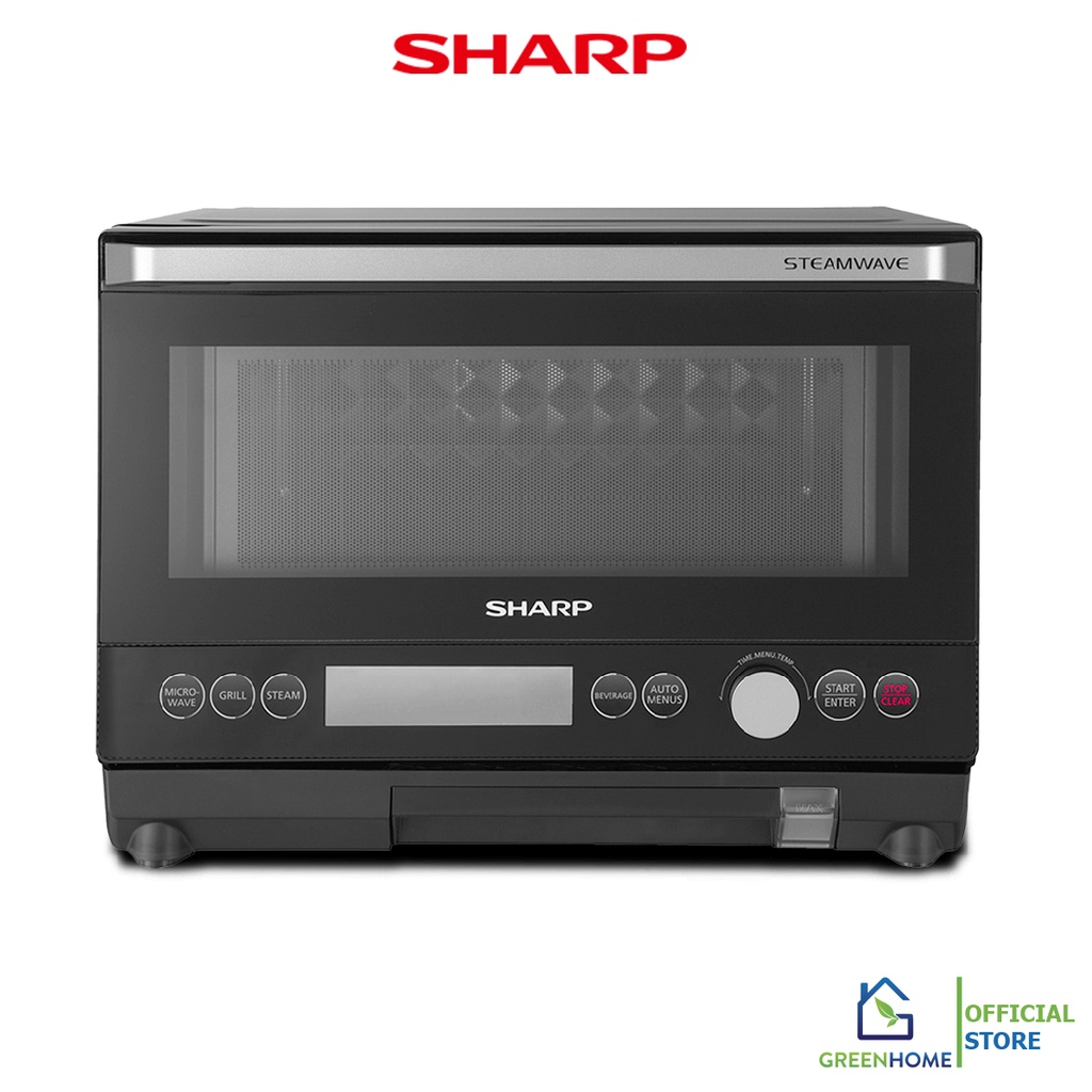 Lò vi sóng Sharp AX-1250VN-B (Dung tích 25 lít, Hơi nước siêu nhiệt Steamwave, Công nghệ J-Tech inverter, Chính hãng)