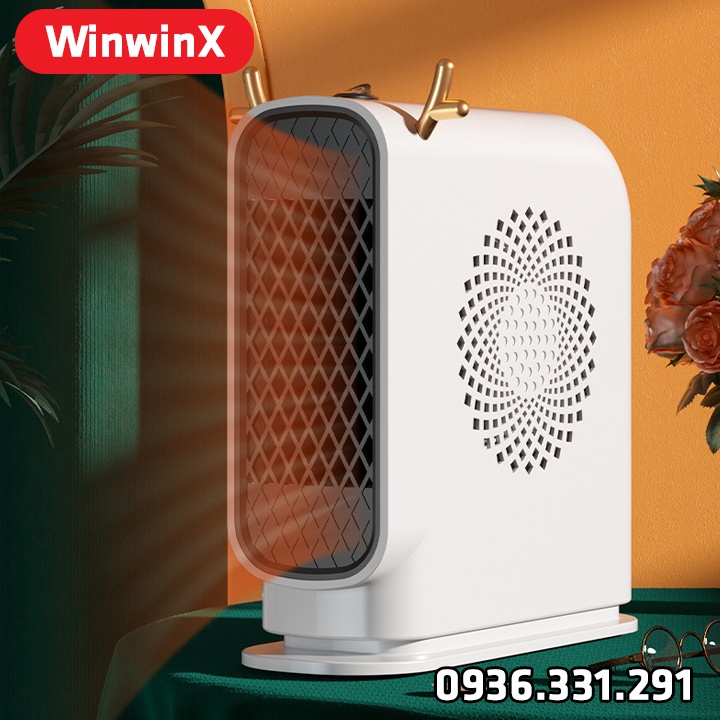 Quạt sưởi mini để bàn Jiebo089, Máy Sưởi Tiết Kiệm Điện Đa Năng