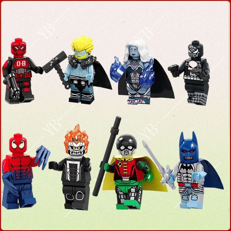 Mô Hình Đồ Chơi Lắp Ráp Nhân Vật Thor Killer Robin Marvel nano Ninjago