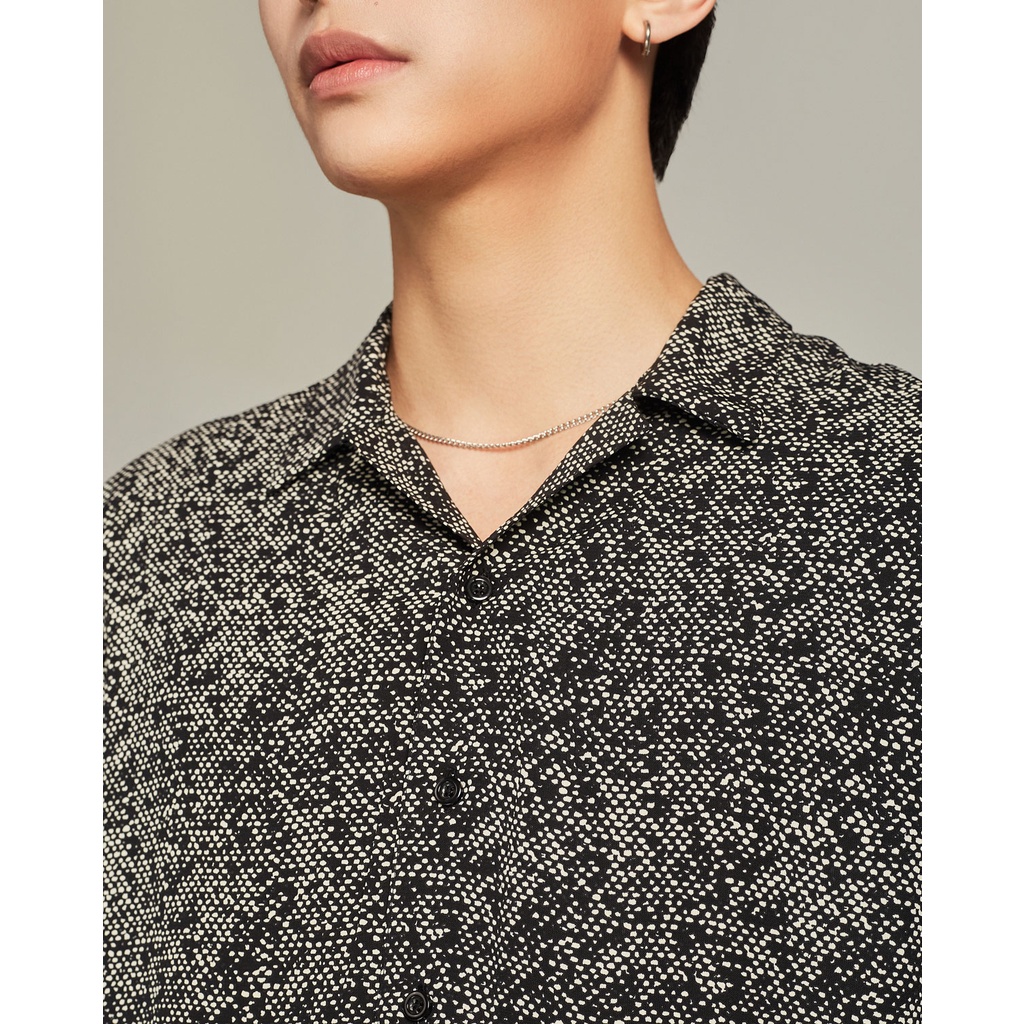 Áo sơ mi ngắn tay nam chống nhăn Highway  Snake Scales