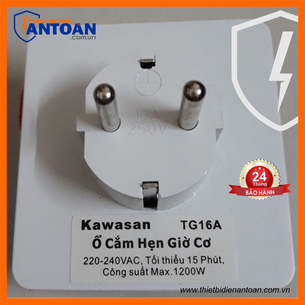 Ổ Cắm Hẹn Giờ Cơ Kawasan Kw-TG16A