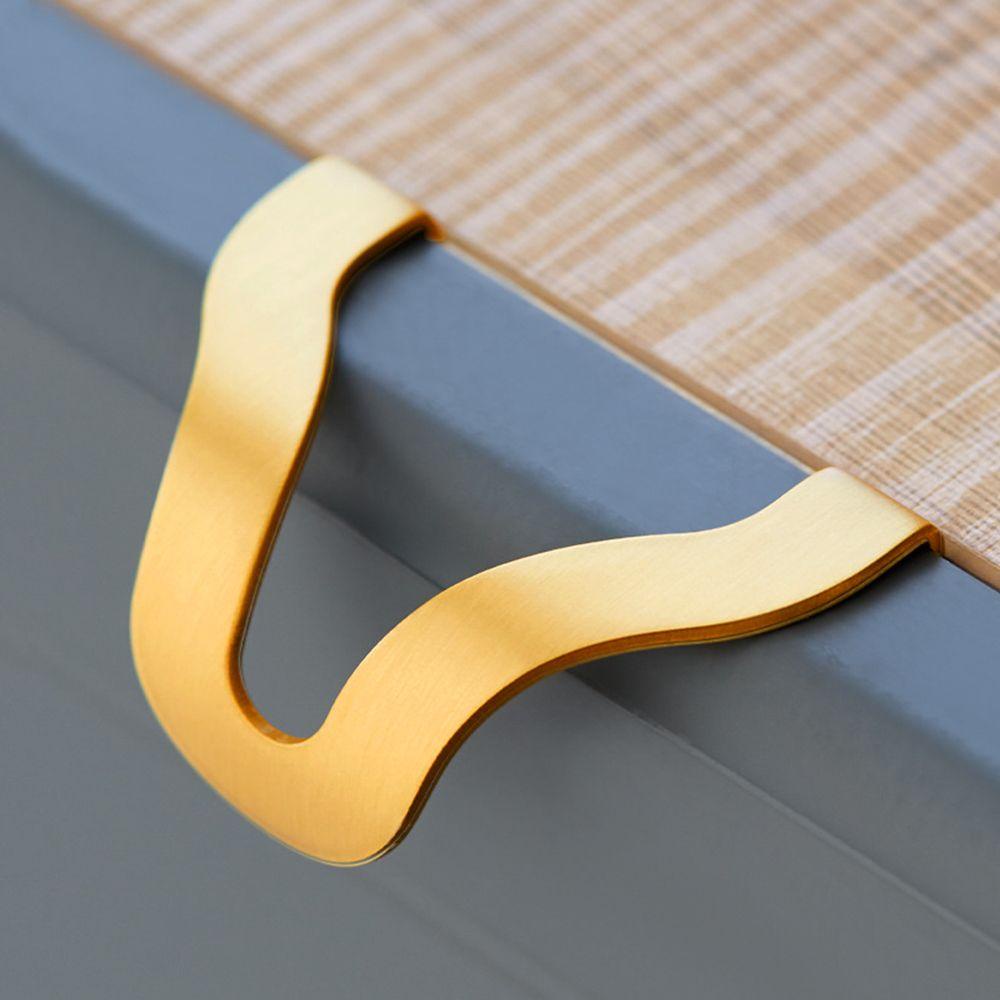 Tay Nắm Ngăn Kéo Tủ Bằng Đồng Thau Không Đục Lỗ
