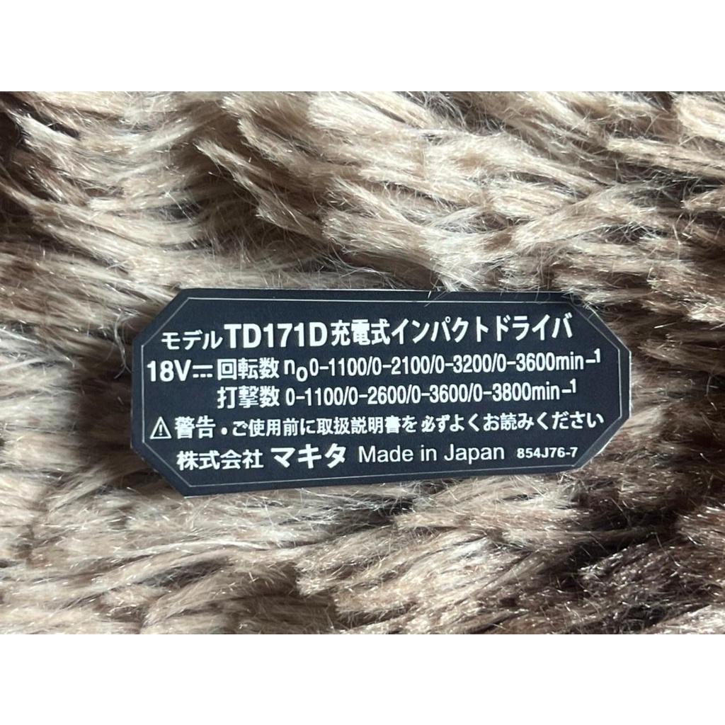 Tem dán MODEL các dòng máy pin Makita 7.2v- 14v -18v