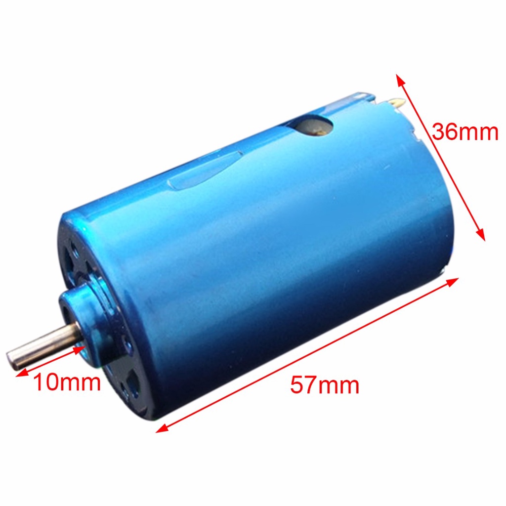 Động Cơ Mô Men Xoắn Tốc Độ Cao RS-550 DC 12V 24V 30000RPM ☆Wecynthia