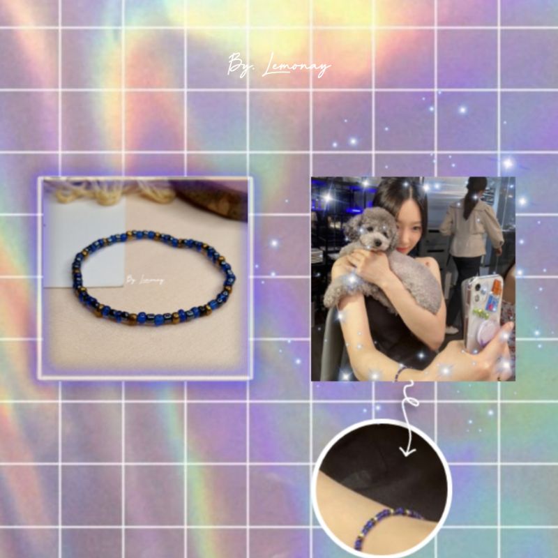 Vòng Tay Cô Gái Thế Hệ Taeyeon SNSD 02 | Vòng Tay Lấy Cảm Hứng Từ Thần Tượng Kpop | Vòng Tay Xỏ Hạt Thủ Công Hình Thần Tượng Kpop