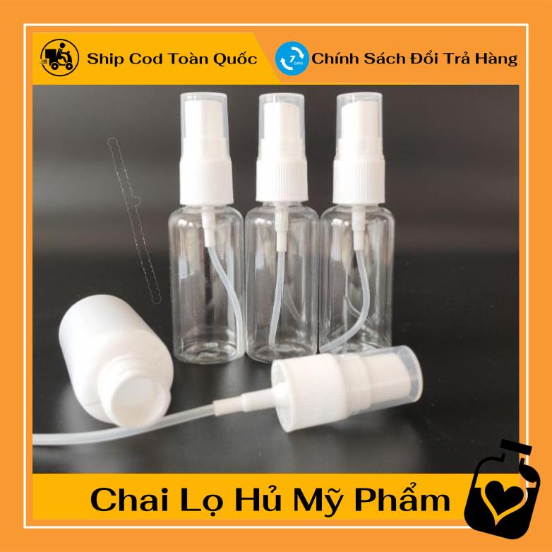 Chai nhựa pet xịt phun sương 30ml chiết mỹ phẩm [Nguồn Chai Lọ Sỉ] , phụ kiện du lịch , phụ kiện du lịch