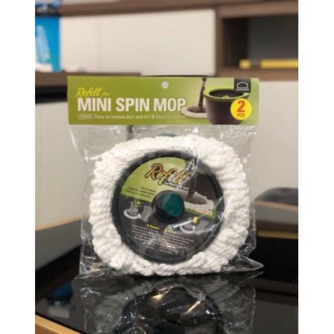 Bộ 2 bông lau nhà thay thế cho Mini Spin Mop Lock&amp;Lock ETM451