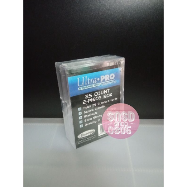Ultra Pro Diamond Coner Box Holds 100 Card , Hộp Đựng Toploader, Đựng Card ,Thẻ Bài Pokemon , Yugioh