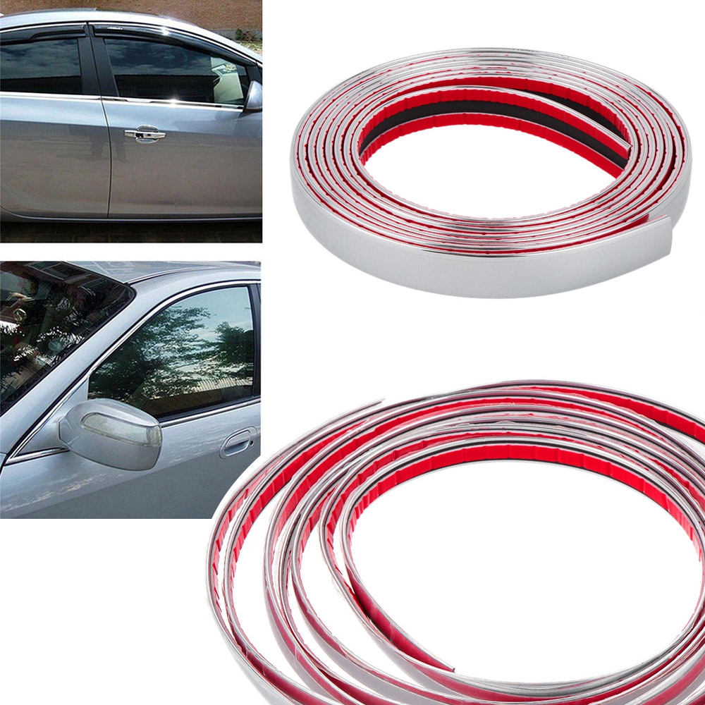 Cuộn Dây Kim Loại 6mm/8mm/10mm/12mm/15mm/18mm/20mm Dài 3m Dùng Để Trang Trí Xe Ô Tô