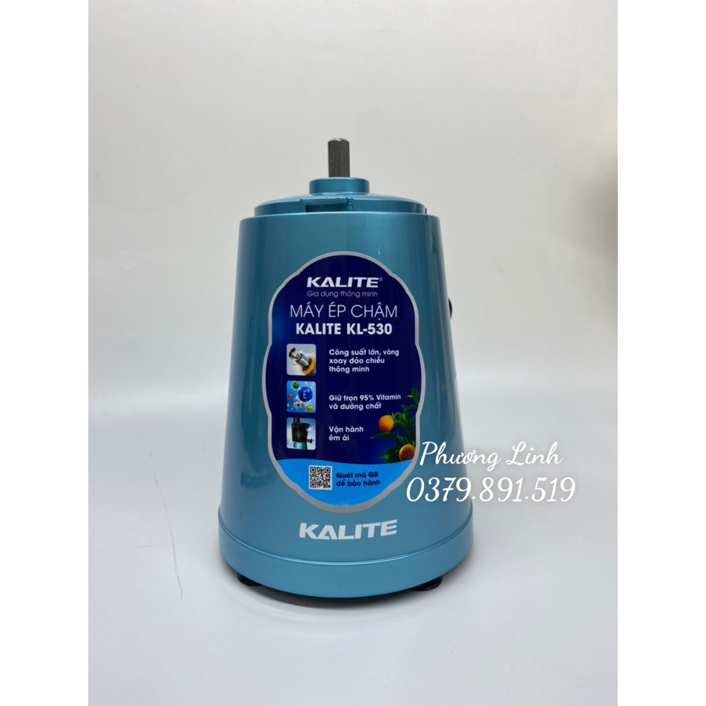 Máy ép chậm Kalite KL530 Công suất 200W - Hàng chính hãng (New 2022) - Bảo hành 12 tháng