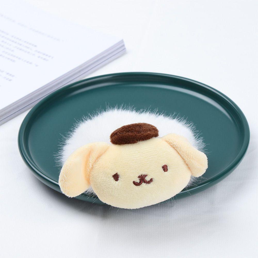 SUMU Dây Cột Tóc Vải Lông Nhiều Màu Sắc Dễ Thương