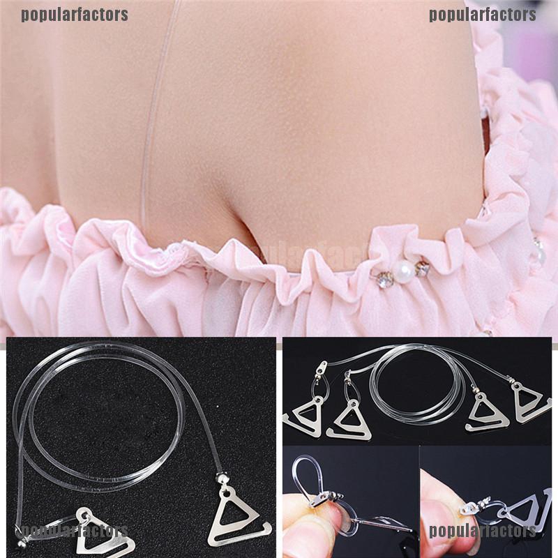 1 Cặp Áo Ngực Trong Suốt Có Thể Điều Chỉnh