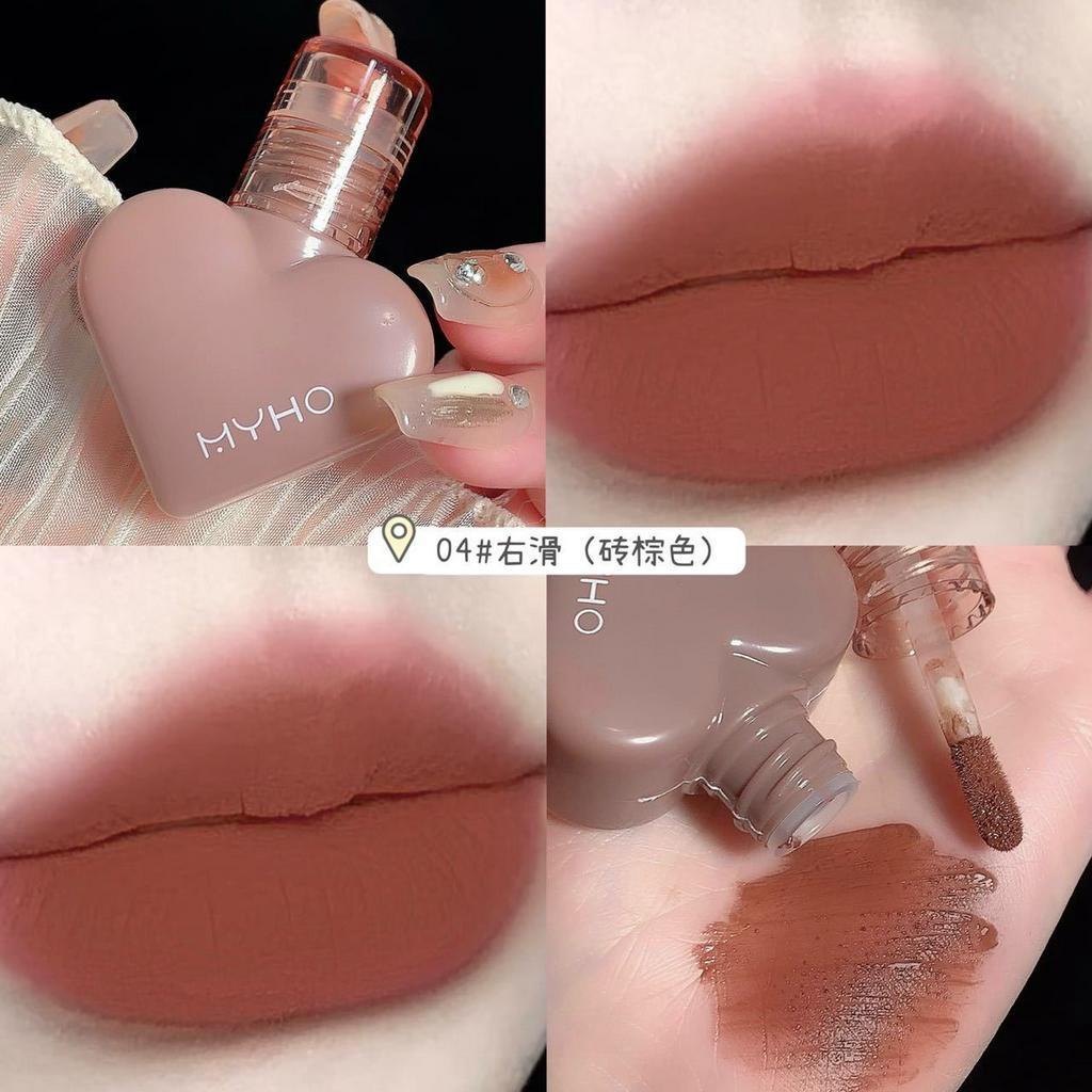 [Hàng mới về] Son Môi MYHO Love Mousse 5 Màu Nhung Lì Tông Nude Sắc Tố Cao
