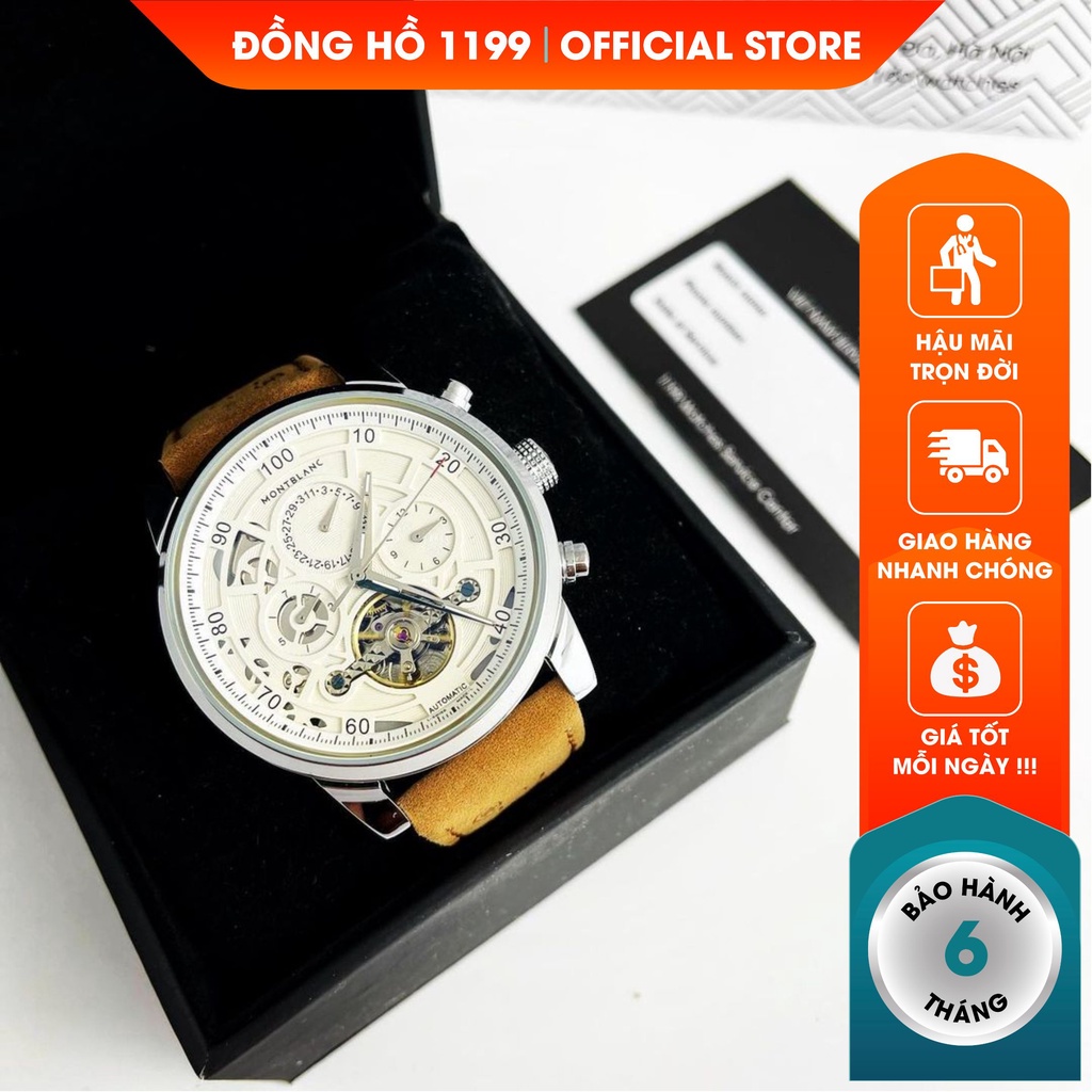 [QUÀ TẶNG] Dong ho nam - Đồng Hồ Nam Dây Da Handmade Chống Xước Chống Nước Chất Liệu Không Gỉ 11.75.JE - 1199 Watches | BigBuy360 - bigbuy360.vn