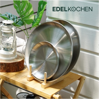 [Chính hãng Edelkochen] Serie Đĩa Inox chất liệu Inox 304 nhiều size từ 14cm-26cm
