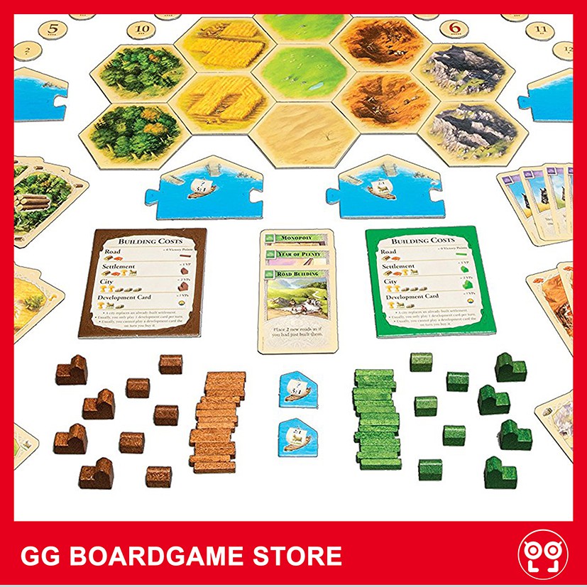 Catan mở rộng 5-6 người chơi phiên bản tiếng Anh