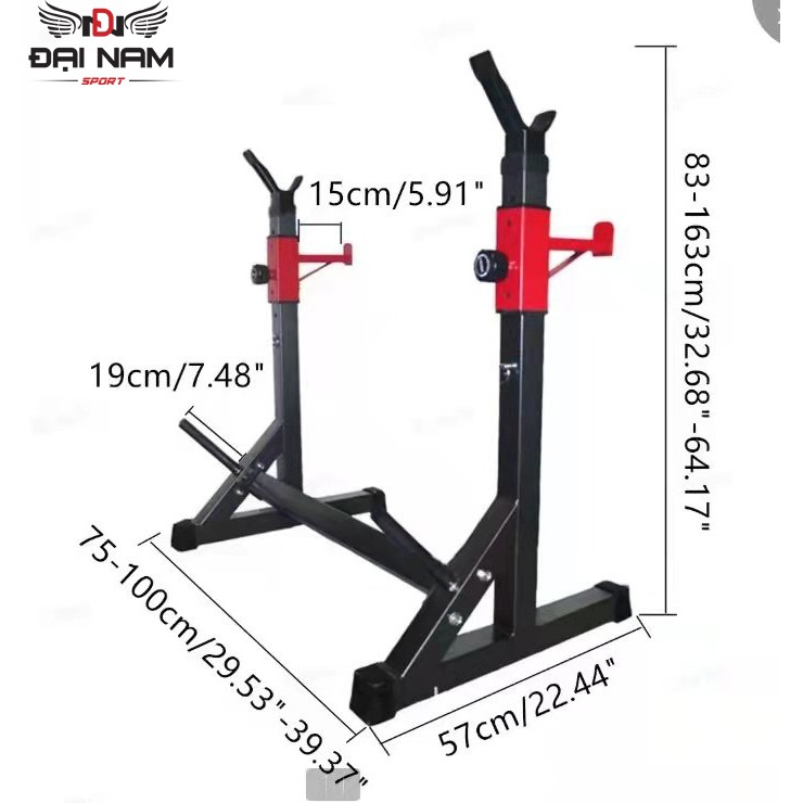 Giá Đỡ Tạ Đa Năng Điều Chỉnh GD163 Đại Nam Sport Nhập Khẩu