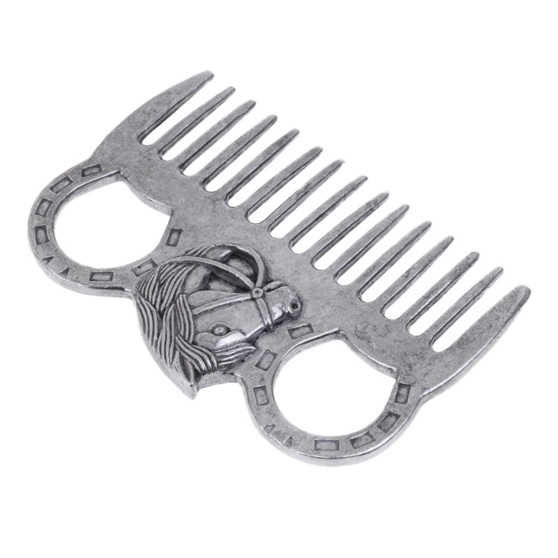 Lược Chải Tóc Răng Tròn Bằng Kim Loại Chất Lượng Cao