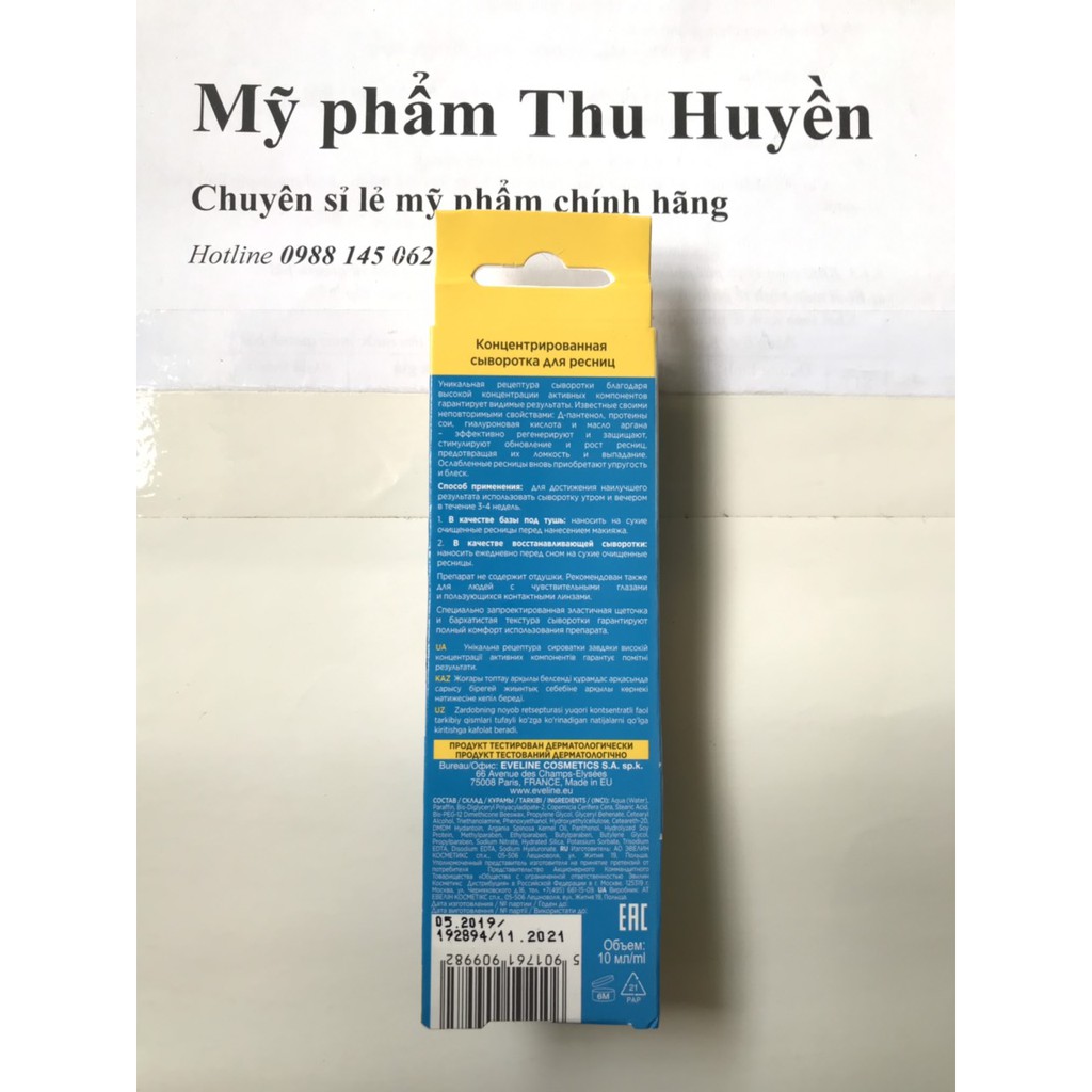 HUYẾT THANH DƯỠNG MI EVELINE 8 IN 1 TOTAL ACTION LASH THERAPY PROFESSIONALL 10ml | BigBuy360 - bigbuy360.vn