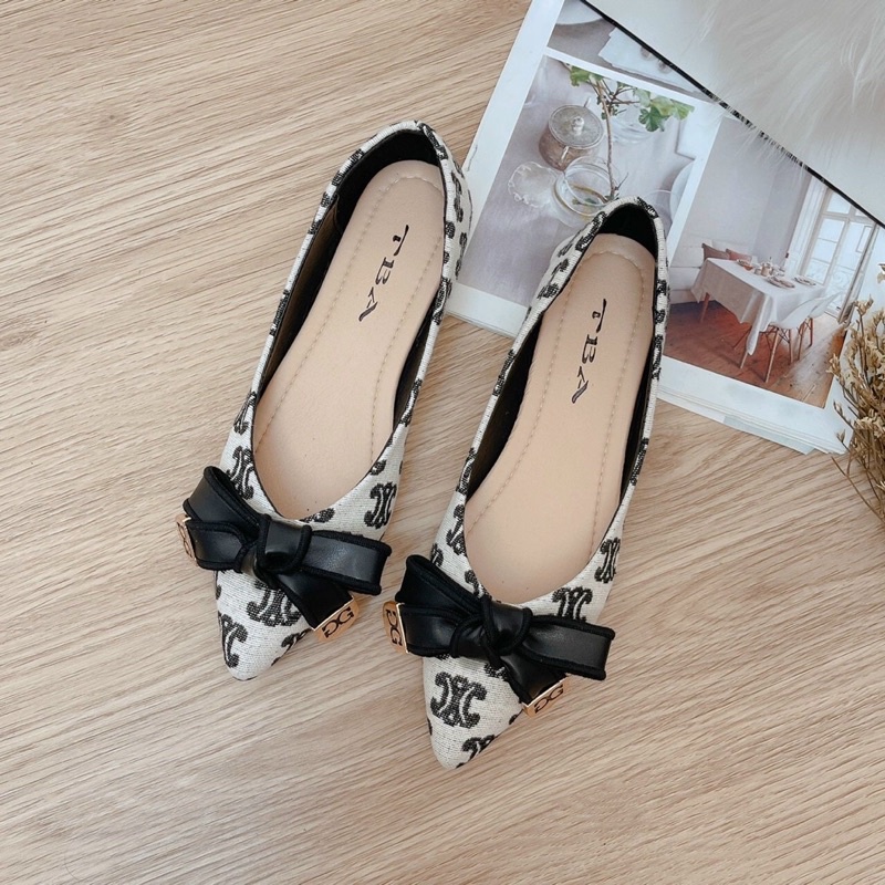 GIÀY BÚP BÊ NƠ VIỀN XÍCH SIÊU HOT