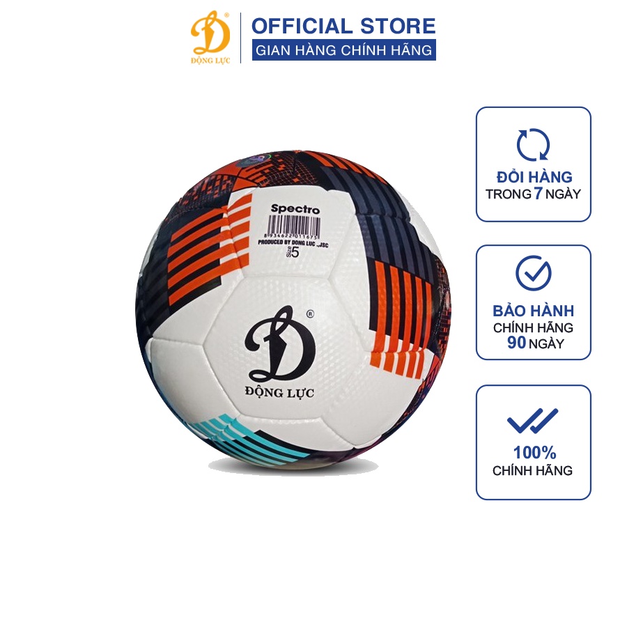 Bóng đá Động Lực size 5 UHV 2.07 Spectro đạt tiêu chuẩn Fifa Quality Pro