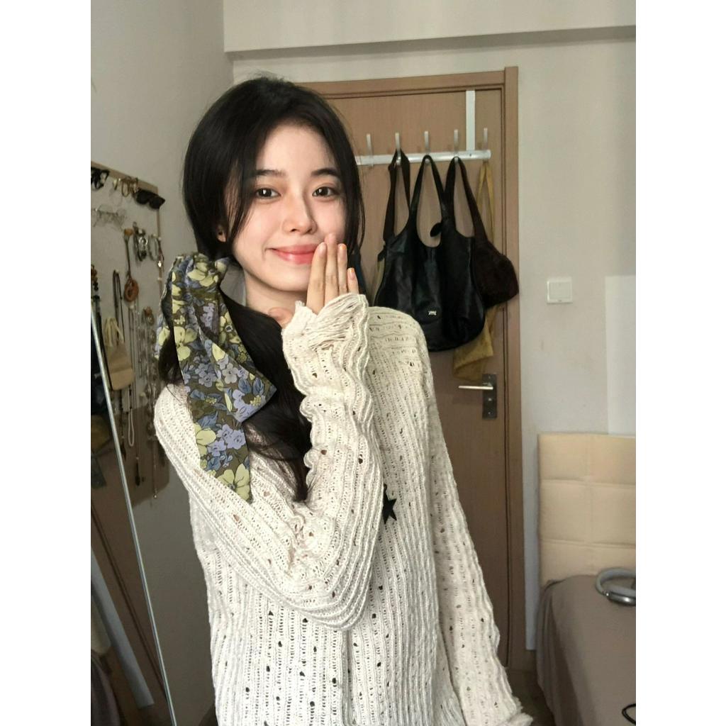 Áo sweater / Đầm Dây Hoa Khoét Rỗng 68296