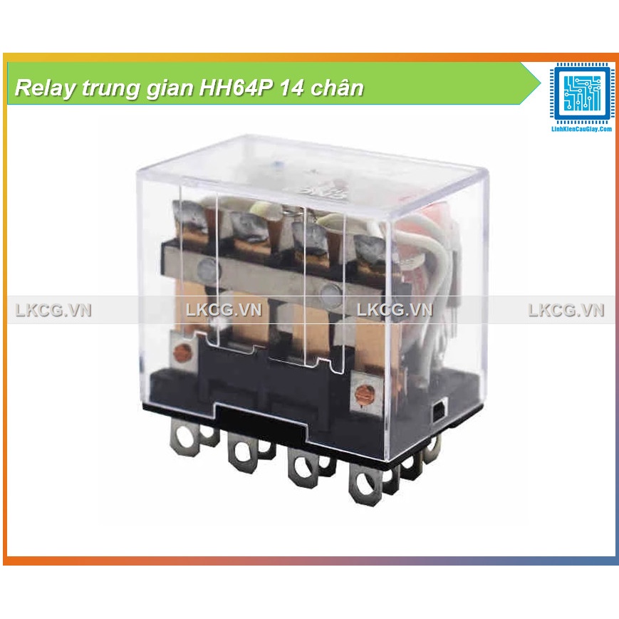 Relay trung gian HH64P 14 chân