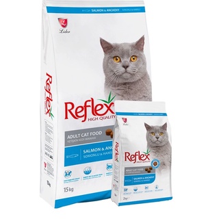 Hạt cho mèo trưởng thành Reflex Salmon & Anchovy - vị cá hồi cá cơm túi 2kg