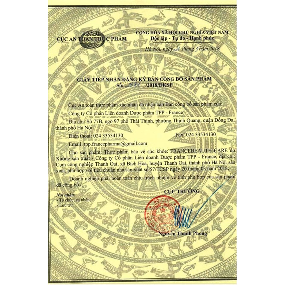 VIÊN UỐNG TRẮNG ĐẸP DA FRANCE BEAUTY CARE | BigBuy360 - bigbuy360.vn