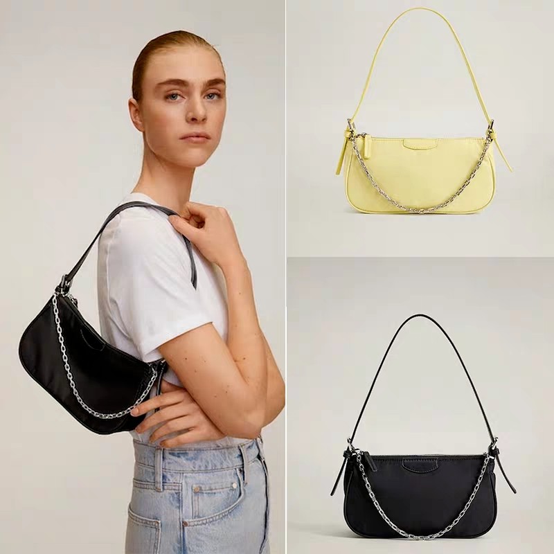 Túi Xách Phối Dây Đeo Thời Trang Phong Cách Retro