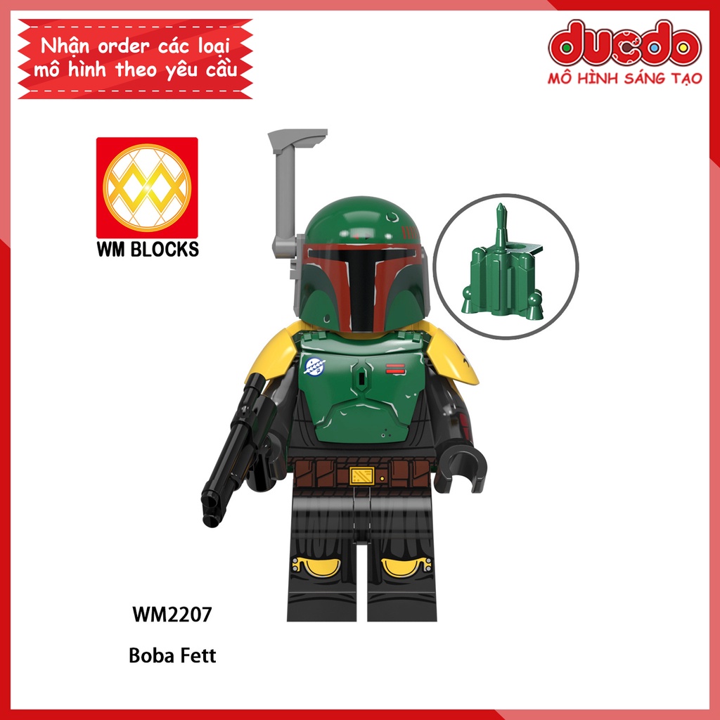 Minifigures các nhân vật trong Star Wars full trang bị - Đồ chơi Lắp ghép Xếp hình Mô hình Mini WM WM6121