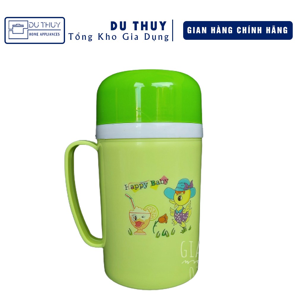 Ca giữ nhiệt dung tích 500 ml chất liệu nhựa chính phẩm an toàn cho người sử dụng