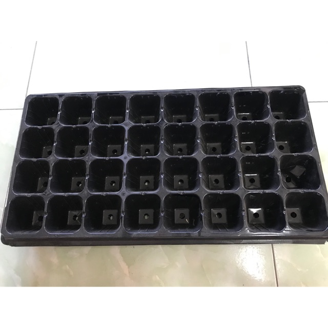 Bộ 10 Khay ươm hạt giống bằng nhựa 32 lỗ