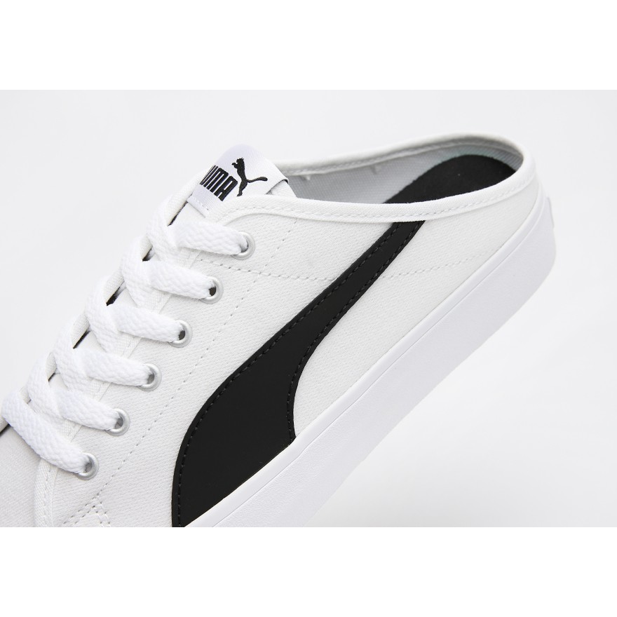 Giày Puma Bari Mule 371318 02-White-Black Full size