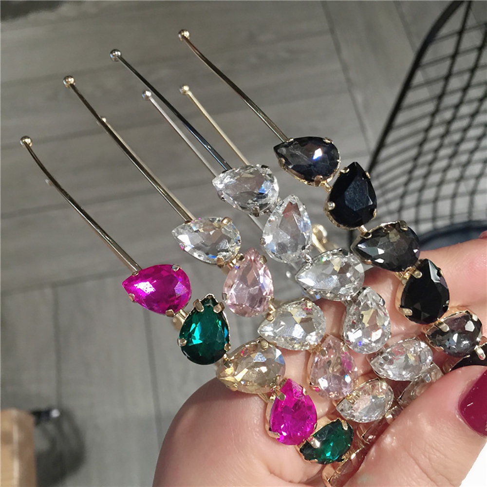 Băng đô hợp kim hình giọt nước phong cách Hàn Quốc sang trọng cho nữ