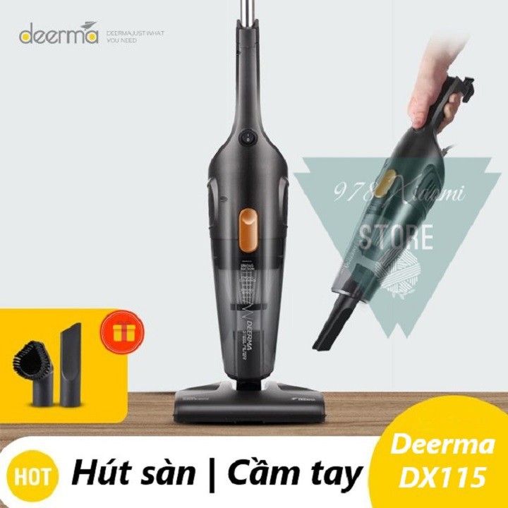 Máy hút bụi Xiaomi Deerma DX115C - Máy hút bụi cầm tay Deerma DX115 | WebRaoVat - webraovat.net.vn