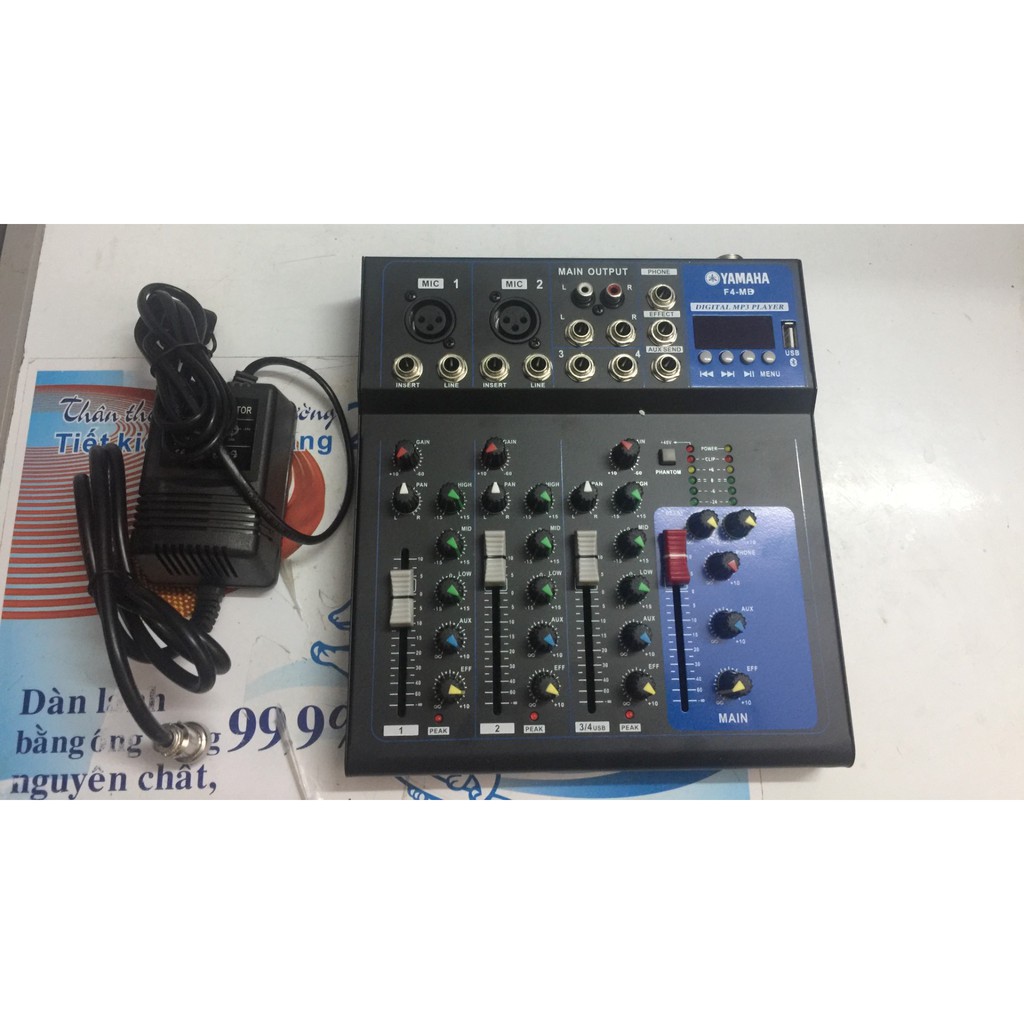 Mixer Yamaha F4 có USB Bluetooth - Mixer F4- Bàn trộn âm thanh