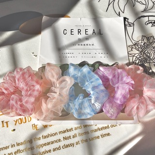 Scrunchies Caro pastel