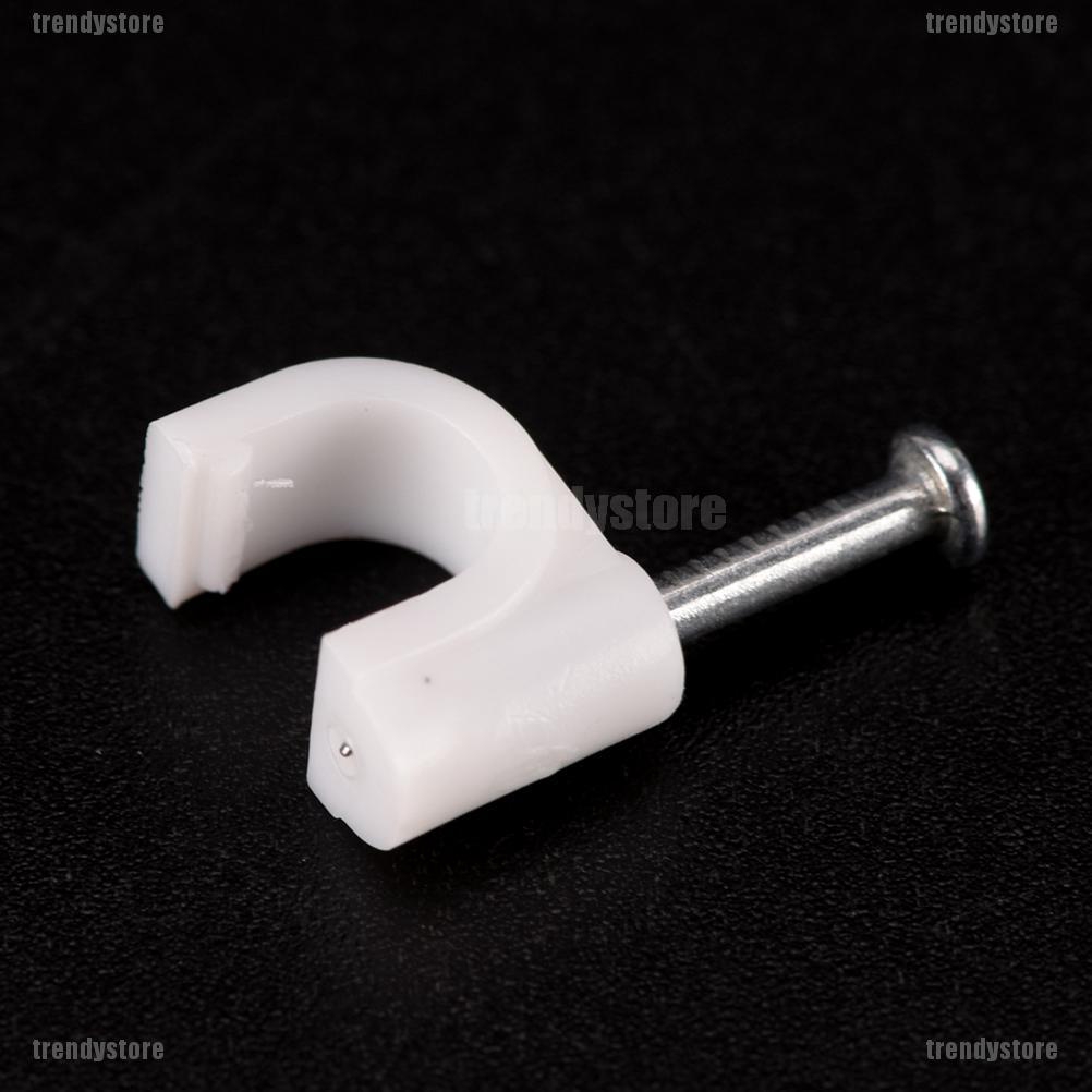 Bộ 100 kẹp cố định dây cáp tiện lợi