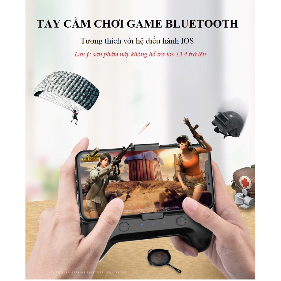 Tay Cầm Chơi Game❤️FREESHIP❤️ Tay Cầm Chơi Game Kết Nối Bluetooth Siêu Đỉnh - Quạt Tản Nhiệt Kiêm Sac Dự Phòng F3