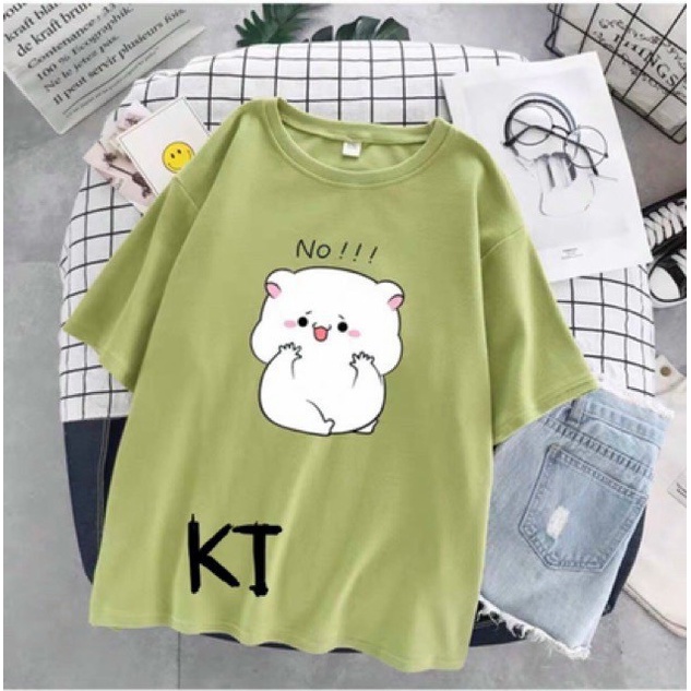 Áo phông form rộng tay lỡ unisex - Áo thun in hình mặt cười - Sỉ áo thun số lượng lớn