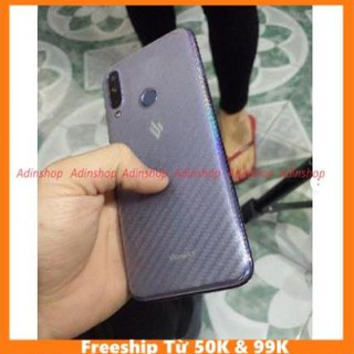 Dán Skin Carbon mặt lưng Vsmart live / joy 3 / active 1 plus / active 1 / joy 1 / joy 1 plus / bee / active 3 / star 3
