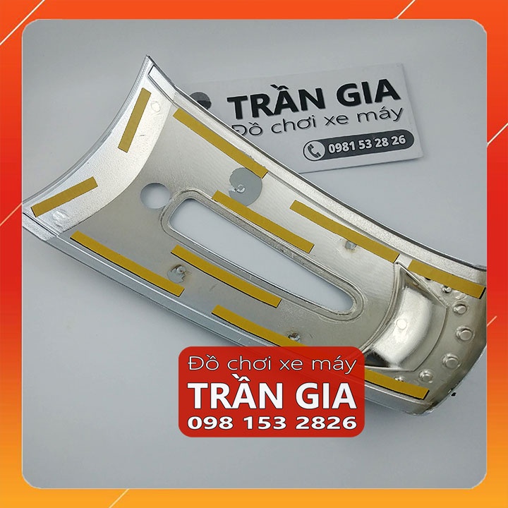 Ốp mặt nạ xe JANUS 2016-2017-2018-2019-2020-2021 xi inox - phụ kiện trang trí mặt trước