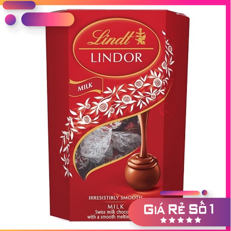 Socola Lindt Lindor hộp trụ Nhập Khẩu Thụy Sỹ