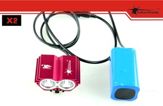 Đèn 2 pha dành cho xe đạp SolarStorm