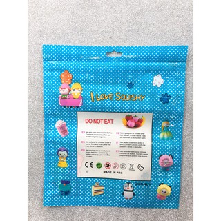 TÚI ZIP VUỐT MIỆNG - BAO BÌ ĐỰNG SQUISHY
