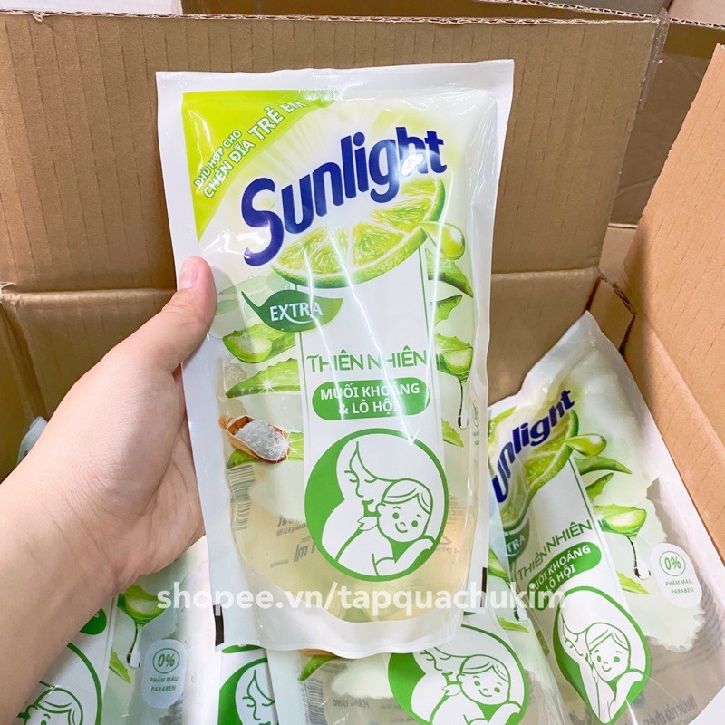 Nước rửa chén SUNLIGHT lô hội 550G