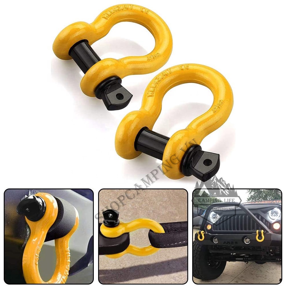 [CHÍNH HÃNG RUGCEL] Ma ní Size lớn 19mm chịu tải 4.75 tấn 3/4 dành cho xe địa hình offroad