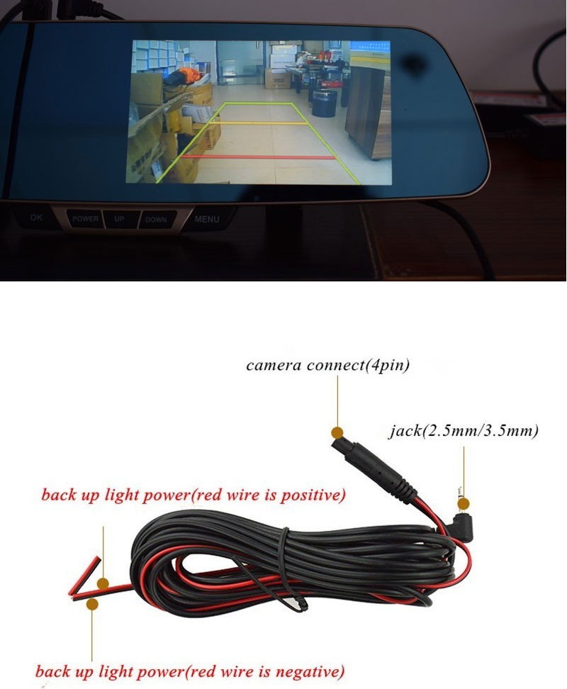 Camera Lùi Xe Hd 2.5mm Jack Port 4 Pin Cho Xe Hơi | BigBuy360 - bigbuy360.vn
