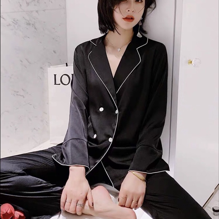 Đồ ngủ lụa cao cấp SOMNIA,đồ bộ mặc nhà có bigsize, pijama basic hàn quốc kiểu đơn giản nhiều màu